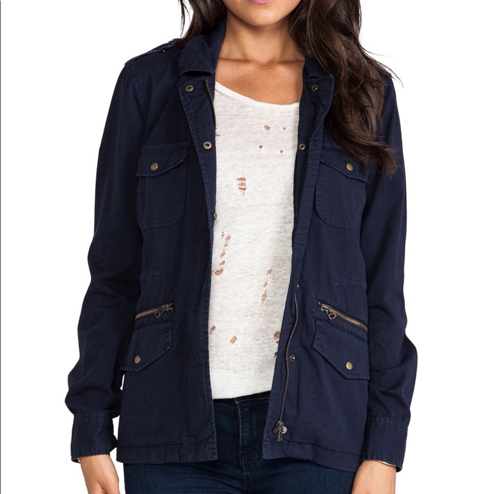 Velvet x Lily Aldridge Ruby Army Jacket